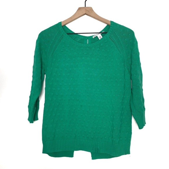 COTTON BY AUTUMN CASHMERE Bubble Knit Sweater M - Picture 1 of 8